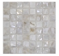 Preview: Piscina mosaico Piscina mosaico Mosaico de vidrio Marfil Crema Beige Shimmer iridiscente Pared Suelo Cocina Bano Ducha - 220-71380U