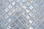 Preview: Mosaic tile, pool mosaic, swimming pool mosaic, light blue, silver sheen, metallic