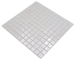 Preview: Mosaic tile, pool mosaic, swimming pool mosaic, white, cream, silver, glossy, metallic