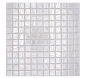 Preview: Mosaic tile, pool mosaic, swimming pool mosaic, white, cream, silver, glossy, metallic