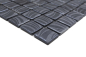 Preview: Mosaikfliese Poolmosaik Schwimmbadmosaik Schwarz Graphit Silber Dusche Wand SPAIN - 220-78253U