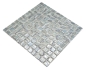 Preview: Mosaic tile, pool mosaic, swimming pool mosaic, light greenish, bluish, metallic