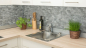 Preview: Mosaique Brick Splitface Nero Marble 3D Marbre aspect maconnerie noir mat