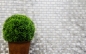 Preview: Mosaique Brick aluminium uni alu aspect maconnerie argent mat
