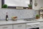 Preview: Mosaique Brick aluminium uni alu aspect maconnerie argent mat