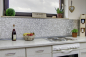 Preview: Mosaico murale bond look alluminio argento opaco - 10 fogli di mosaico