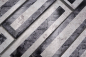 Preview: Mosaico 2D-look cristal translucido negro brillante - 10 hojas de mosaico