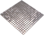 Preview: Mosaico de azulejos de acero inoxidable de plata cepillado azulejos backsplash pared de la cocina - 129-CE15D - Kopie