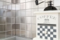 Preview: Mosaik Fliese Edelstahl Silber Stahl Gebürstet Küchenwand Badfliese Mosaikmatte - 129-48D
