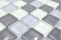 Preview: Mosaique de verre Carreau de sol gris anthracite - 72-0204