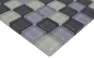 Preview: Bordo per piastrelle in mosaico di vetro grigio antracite - 72-0204 - Kopie
