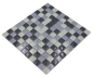 Preview: Bordo per piastrelle in mosaico di vetro grigio antracite - 72-0204 - Kopie