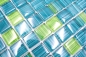 Preview: Mosaique de verre Bordures Kiwi Vert Style - 74-0509