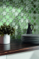 Preview: Mosaique de verre Carreau de mosaique blanc vert emeraude vert pastel Carrelage cuisine - 78-0504