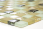 Preview: Mosaique de coquillages Mosaique de verre blanc beige argent Carrelage 82B-0112