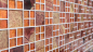 Preview: Mosaico di vetro mosaico oro arancione combinazione di piastrelle parete cucina piastrelle backsplash - 88-8SRO - Kopie