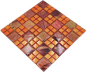 Preview: Mosaico di vetro mosaico oro arancione combinazione di piastrelle parete cucina piastrelle backsplash - 88-8SRO - Kopie