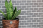 Preview: Azulejo mosaico de piedra artificial Mosaico de cuarzo Ladrillo artificial Brillo gris Revestimiento de pared - 46-0204 - Kopie