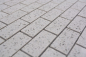 Preview: Azulejo mosaico de piedra artificial Mosaico de cuarzo Ladrillo artificial Brillo gris Revestimiento de pared - 46-0204 - Kopie