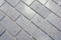 Preview: Azulejo mosaico de piedra artificial Mosaico de cuarzo Ladrillo artificial Brillo gris Revestimiento de pared - 46-0204 - Kopie