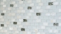 Preview: Barras de mosaico compuesto de piedra natural mosaico de azulejos de ladrillo de plata blanca de vidrio mosaico de concha estructura backsplash de la cocina cuarto de bano WC - 87-B01S