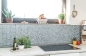 Preview: Mosaique Carre Mosaique de verre Resin mix optique bleu noir argent Mix translucide aspect retro brillant