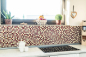 Preview: Mosaique Carre Mosaique de verre Resin mix optique beige rouge Mix translucide aspect retro brillant