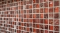 Preview: Mosaique Carre Mosaique de verre Resin mix rouge Mix translucide aspect retro brillant