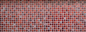 Preview: Pierre artificielle Rustique Carreau de mosaique verre mosaique Resine rouge feu fonce SALLE DE BAIN WC dosseret de cuisine carrelage mural - 82-0906