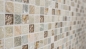 Preview: Piedra natural Cuarcita rustica Azulejo de mosaico de piedra natural Mosaico de vidrio oro beige gris claro miel Revestimiento de azulejos Revestimiento de paredes Cocina WC - 83-CR27
