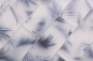Preview: Mosaique Rectangle Mosaique de verre Hazyleaf blue frosted Transluzent Aspect floral bleu mat