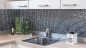 Preview: Mosaique de verre Pierre naturelle Rustique gris fonce graphite noir relief 83-HQ19