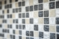Preview: Piedra artificial mosaico rustico azulejo resina gris negro antracita plata crema beige brillo azulejo backsplash pared cocina cuarto de bano - 83-0226