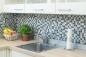 Preview: Piedra artificial mosaico rustico azulejo resina gris negro antracita plata crema beige brillo azulejo backsplash pared cocina cuarto de bano - 83-0226