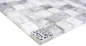 Preview: Mosaique de verre Mosaique Mix Super Blanc Noir Mur Carrelage Cuisine Douche Salle de Bain - 74-0203