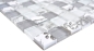 Preview: Mosaique de verre Super Blanc gris Clair Mur Carrelage Cuisine Douche Salle de bains - 74-2000
