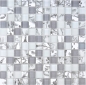 Preview: Mosaique de verre Super Blanc gris Clair Mur Carrelage Cuisine Douche Salle de bains - 74-2000