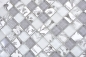 Preview: Mosaique de verre Super Blanc gris Clair Mur Carrelage Cuisine Douche Salle de bains - 74-2000