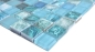 Preview: Glasmosaik Mosaikfliese Grün Blau Türkis Ocean Wand Fliesenspiegel Küche Dusche Bad - 74-0605