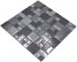 Preview: Mosaique Combinaison de mosaique de verre Artificial mix noir Mix translucide Composite aspect combine brillant