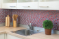 Preview: Mosaique Carre Mosaique de verre Resin mix rouge rose blanc mat Mix translucide brillant