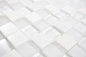 Preview: Piedra natural rustico mosaico de vidrio mosaico azulejo super blanco pared revestimiento azulejo backsplash cocina bano azulejo WC splashback - 72-0001