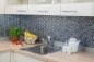 Preview: Mosaique Carre Mosaique de verre Pierre mix gris noir Mix translucide brillant