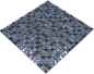 Preview: Mosaique Carre Mosaique de verre Pierre mix gris noir Mix translucide brillant