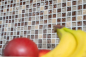 Preview: Mosaique Carre Mosaique de verre Pierre mix brun Mix translucide brillant