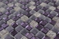 Preview: Mosaique de verre Pierre Resine Ornement Rustique pourpre violet mat 92-1107