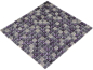Preview: Mosaique Carre Mosaique de verre Resin mix lilas mat Mix Translucide Aspect ornemental brillant
