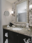 Preview: Piedra natural mosaico de vidrio mosaico de marmol azulejos de acero inoxidable gris plata antracita azulejo backsplash pared cocina cuarto de bano - 88-0204