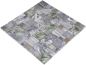 Preview: Piedra natural mosaico de vidrio mosaico de marmol azulejos de acero inoxidable gris plata antracita azulejo backsplash pared cocina cuarto de bano - 88-0204