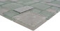 Preview: Mosaico combinacion vidrio mosaico piedra mezcla transparente gris mate mezcla translucido combinacion look